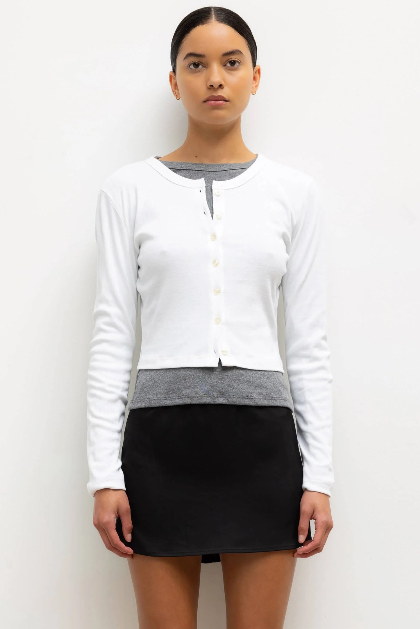 Leset - Women - White Nando Cardigan