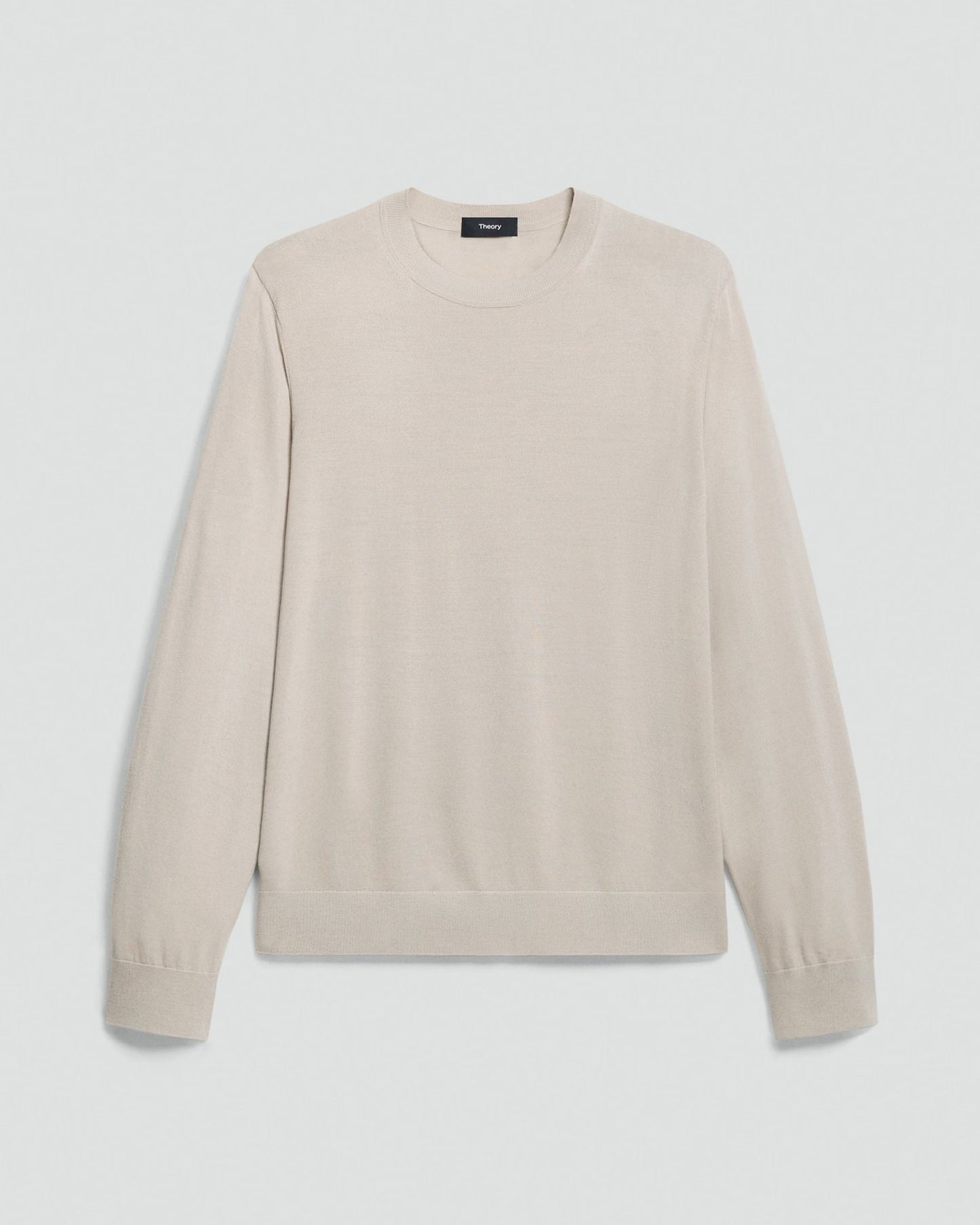 Theory - Men - Silver Cloud Crewneck Sweater in Regal Wool