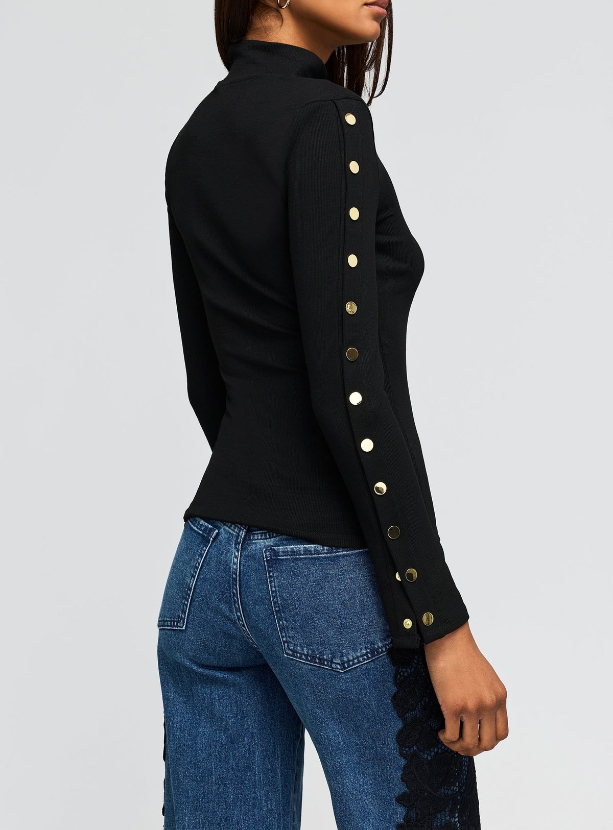 Generation Love - Women -  Black Frida Snap Top