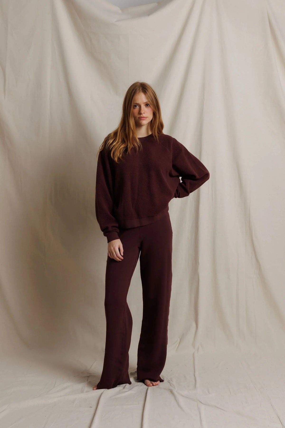 Perfect White Tee - Women -  Marley Fleece Pants