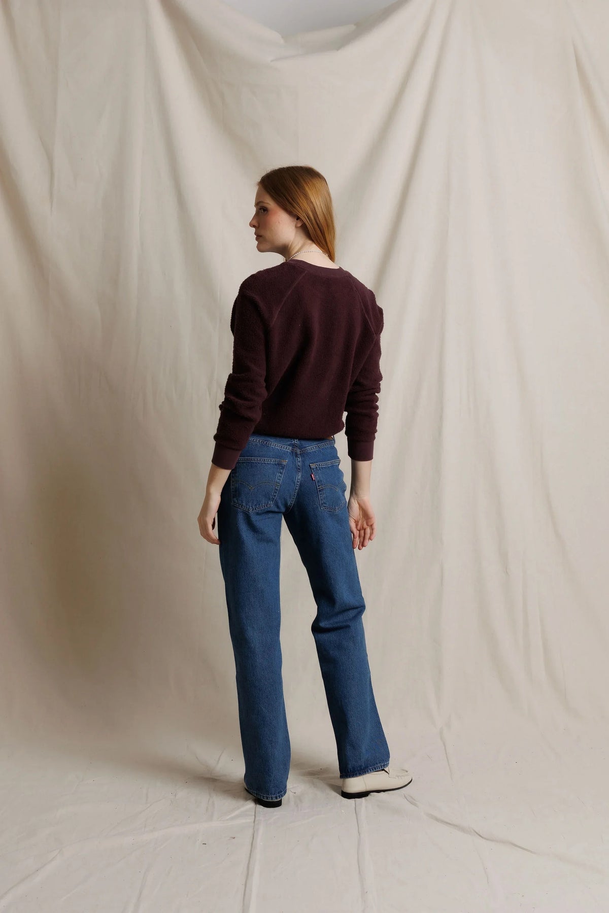 Perfect White Tee - Women - Cherry Lacquer Ziggy Sweatshirt