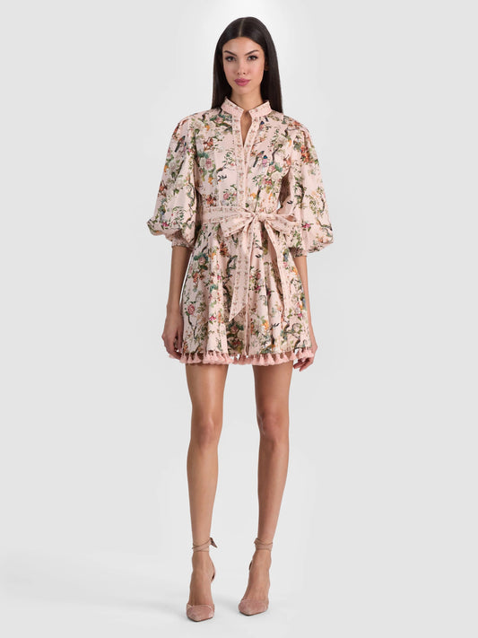 Alice + Olivia - Women - Sunset Grove English Rose Lucy Mini Shirt Dress