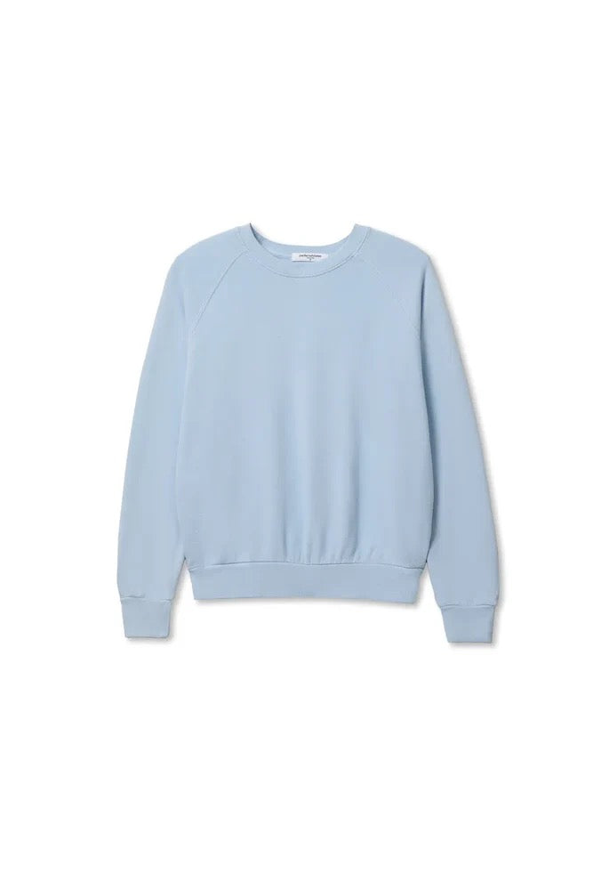 Perfect White Tee -Women- Mocha/Powder Blue Alexi French Terry Sweatshirt