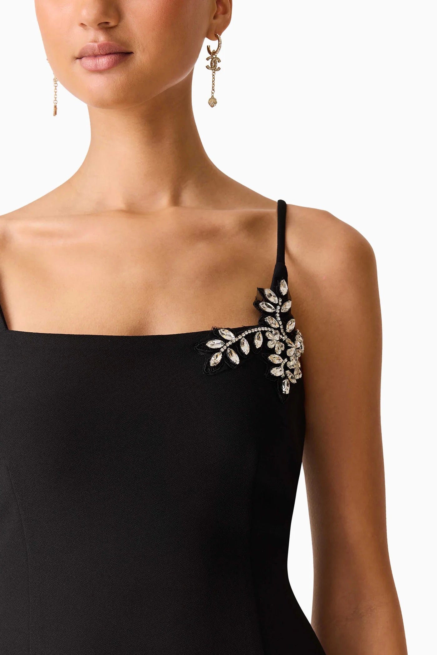 ELLIATT - Women -  Black Veda Embellished Mini Dress