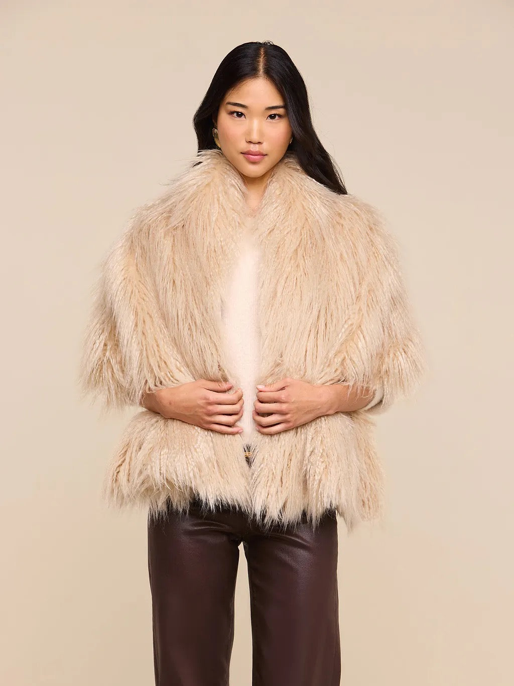 L'AGENCE - Women - Biscuit Sabine Faux Fur Scarf