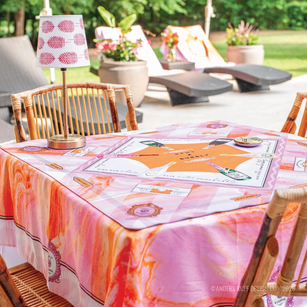 Anders Ruff Design-   Ban & Bubbly Mahjong Mat