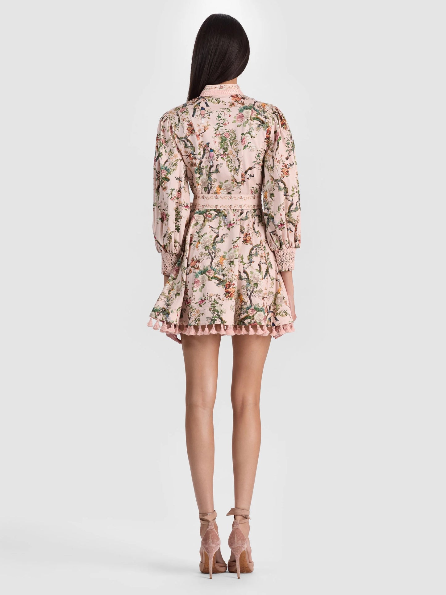 Alice + Olivia - Women - Sunset Grove English Rose Lucy Mini Shirt Dress