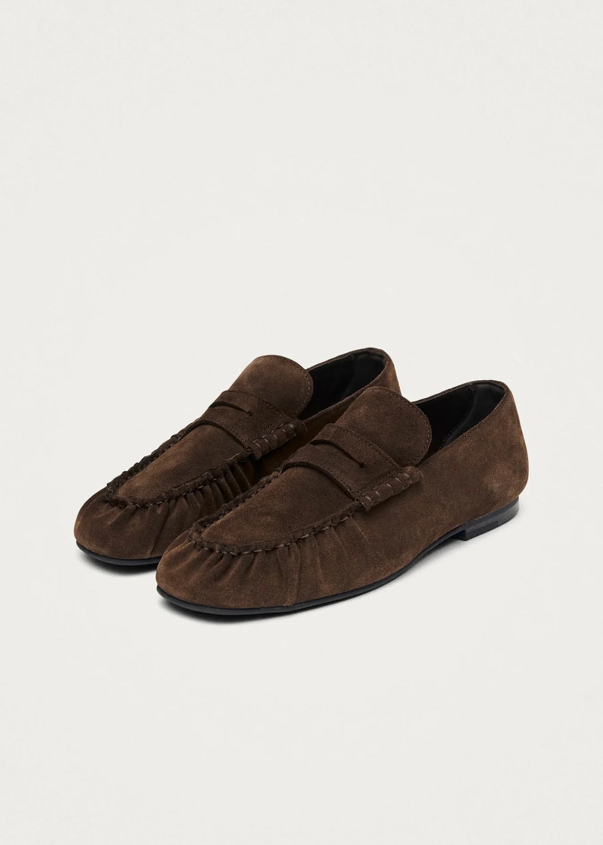 Alohas - Women - Brown Aven Suede Loafers