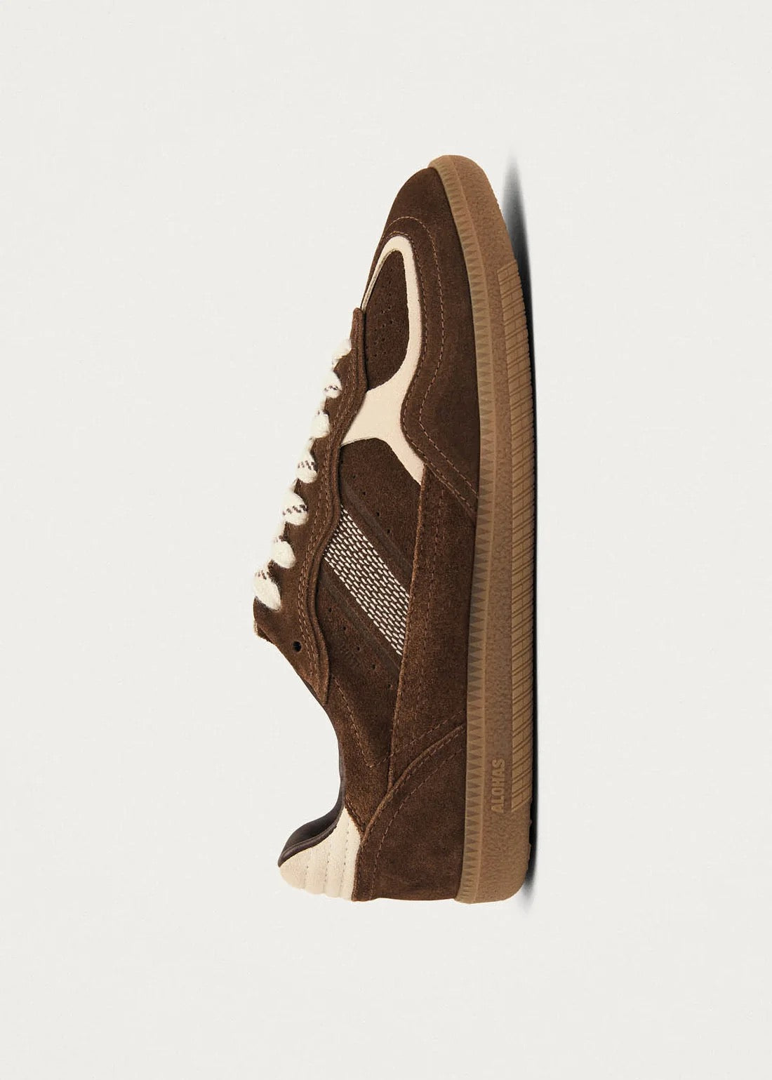 Alohas - Women -  Cocoa & Off White TB.490 Rife Leather Sneakers