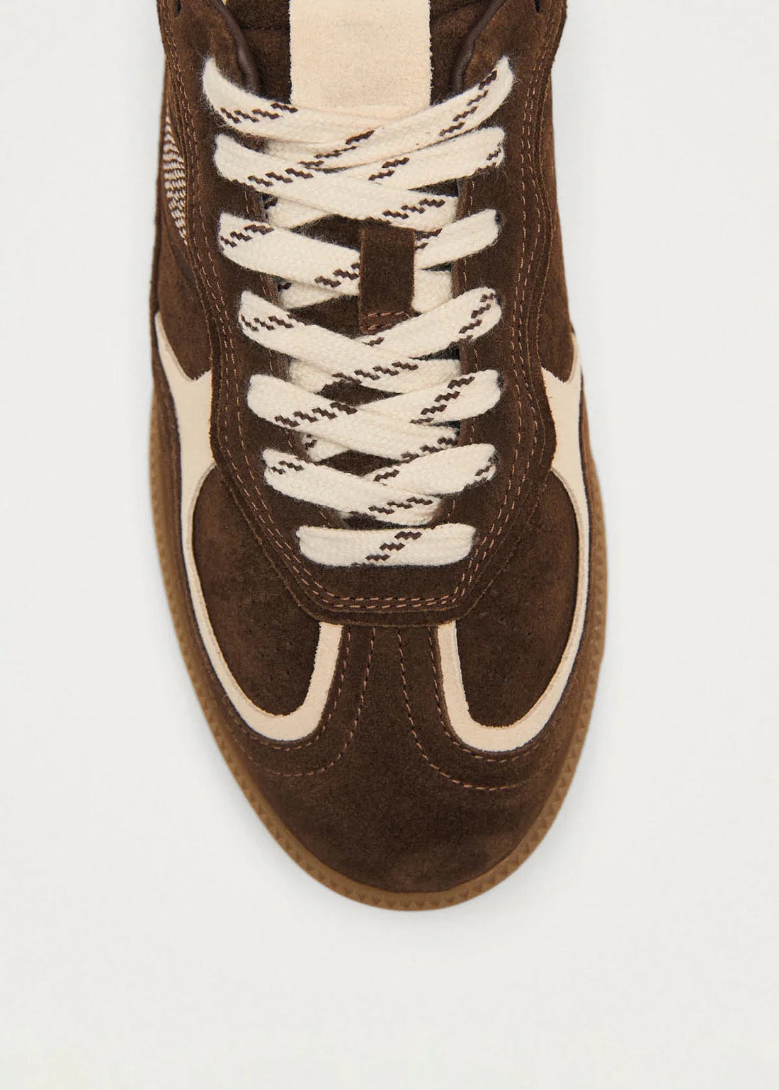 Alohas - Women -  Cocoa & Off White TB.490 Rife Leather Sneakers