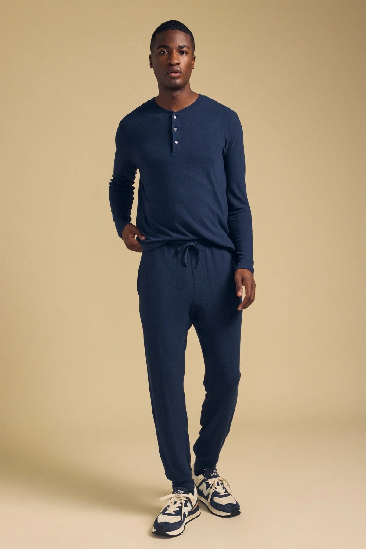 Velvet  By Graham & Spencer -Men - Midnight Ellis Jersey Sweatpant