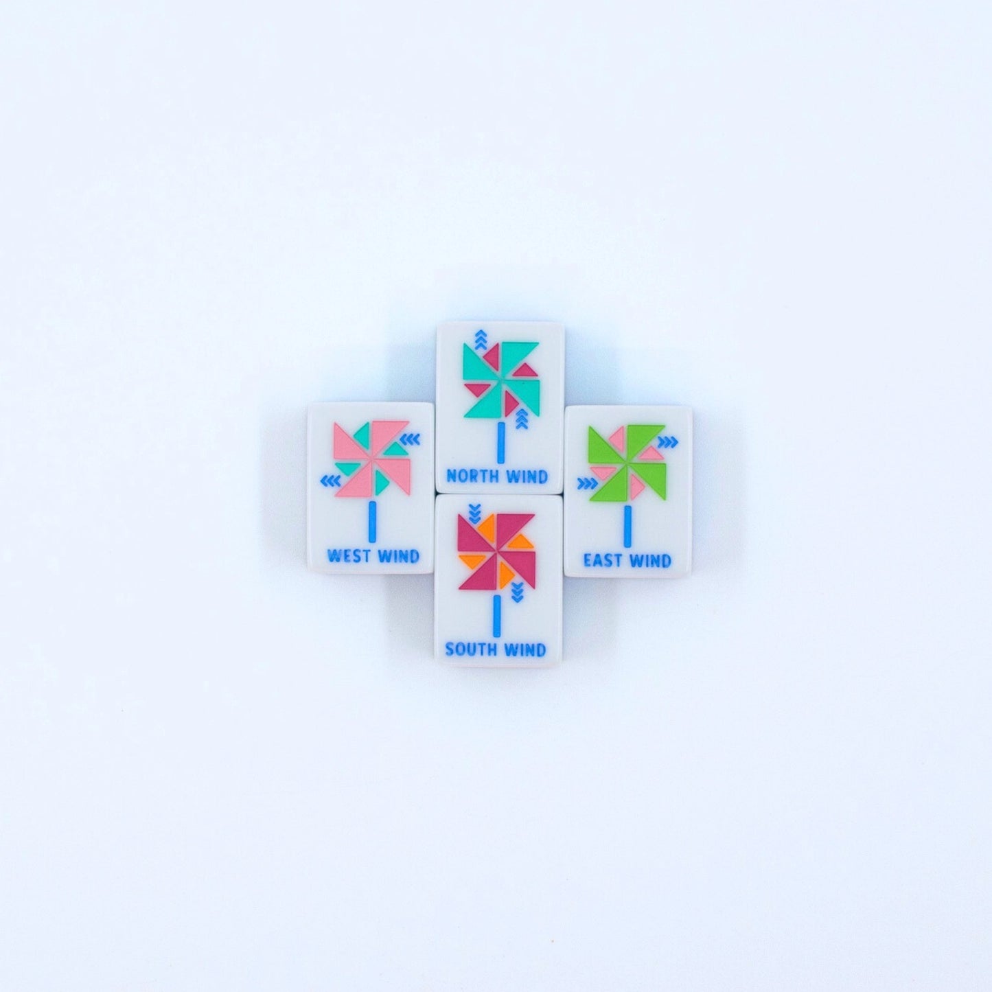My Fair Mahjong - Pink Crystal Prism Mahjong with Bold Angles and Vibrant Vibes