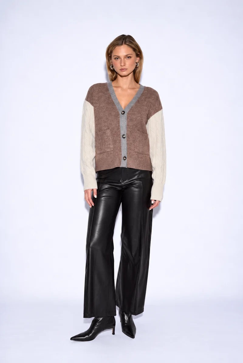 JOHN+JENN - Women - Cement Black Harlow Cardigan