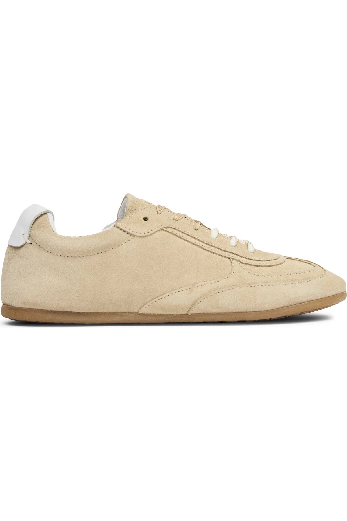 Alohas - Women - Beige Tb.24 Low-Profile Suede Leather Sneakers