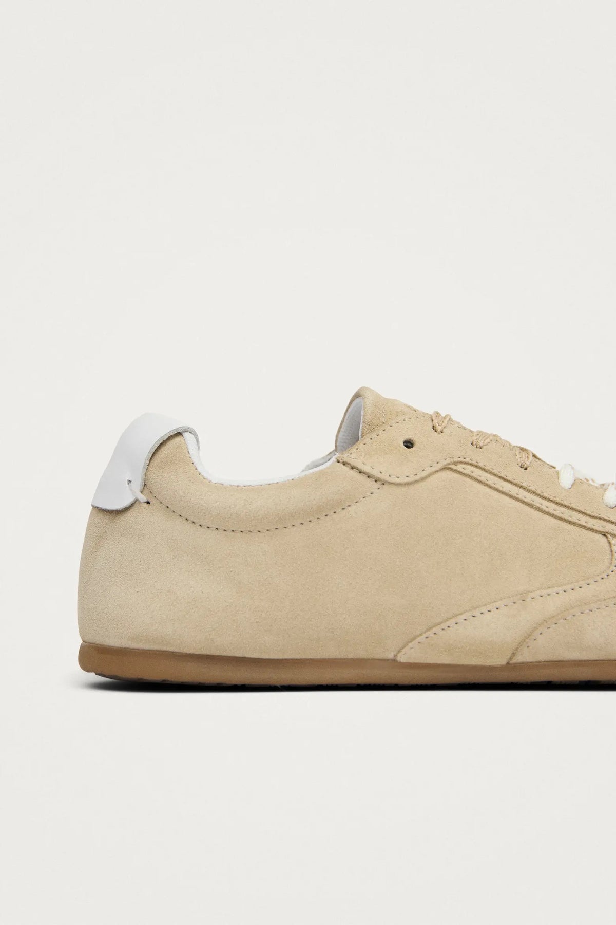 Alohas - Women - Beige Tb.24 Low-Profile Suede Leather Sneakers