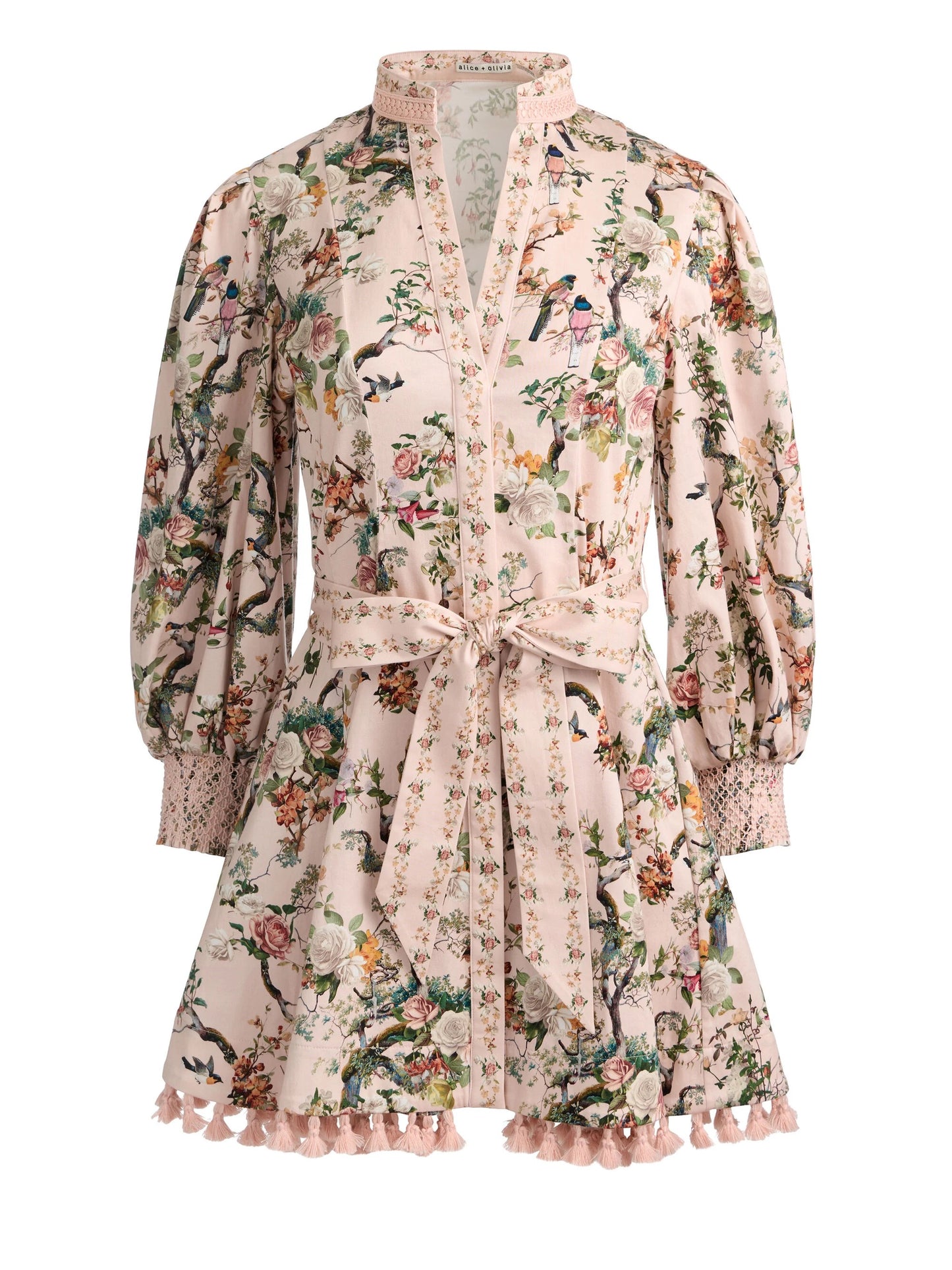 Alice + Olivia - Women - Sunset Grove English Rose Lucy Mini Shirt Dress