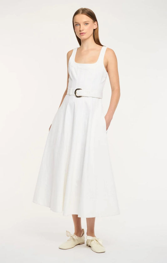 Cinq à Sept - Women - White Denim Cambree Dress