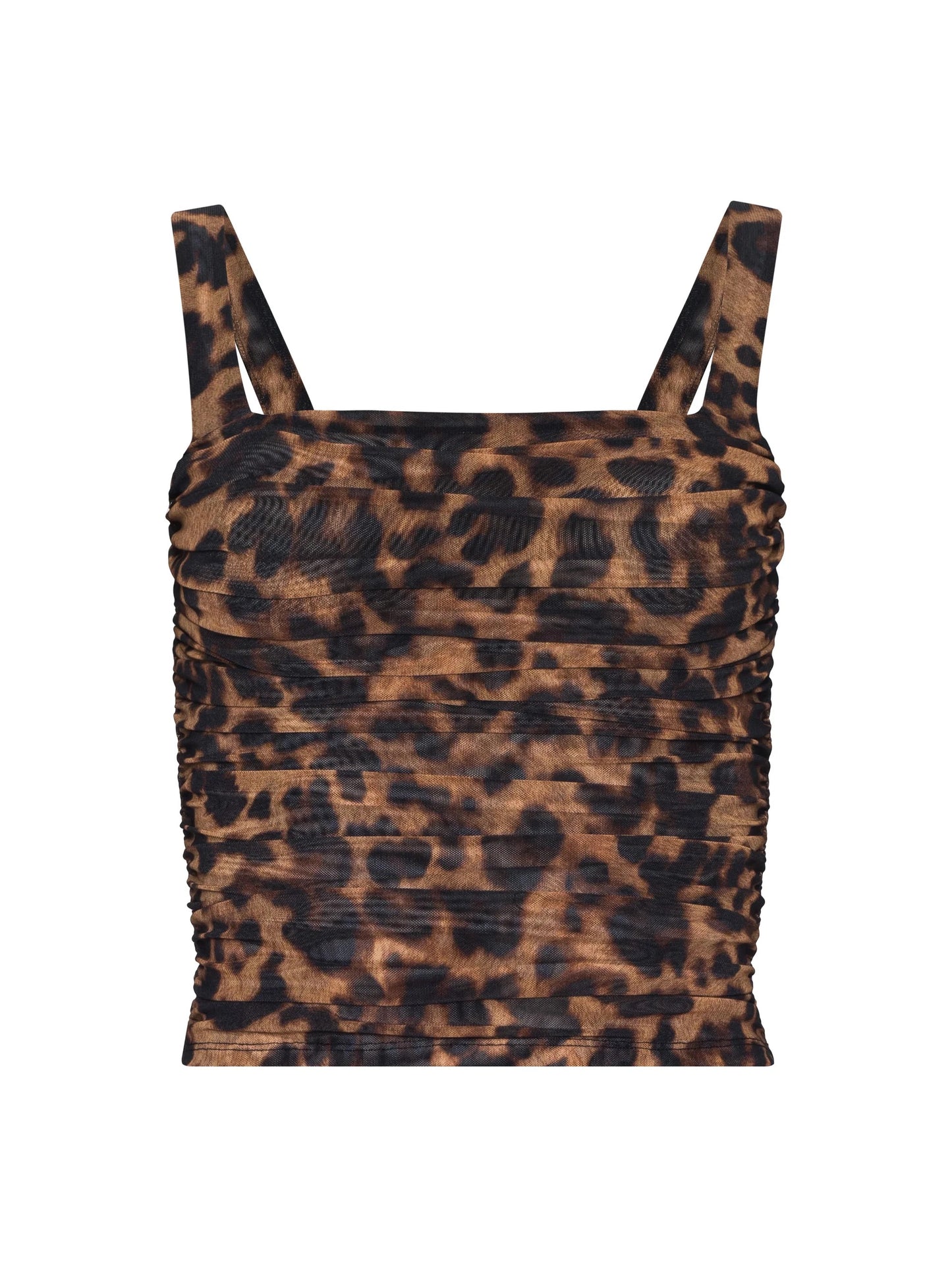 L'Agence - Women -Leopard Rasha Shirred Tank