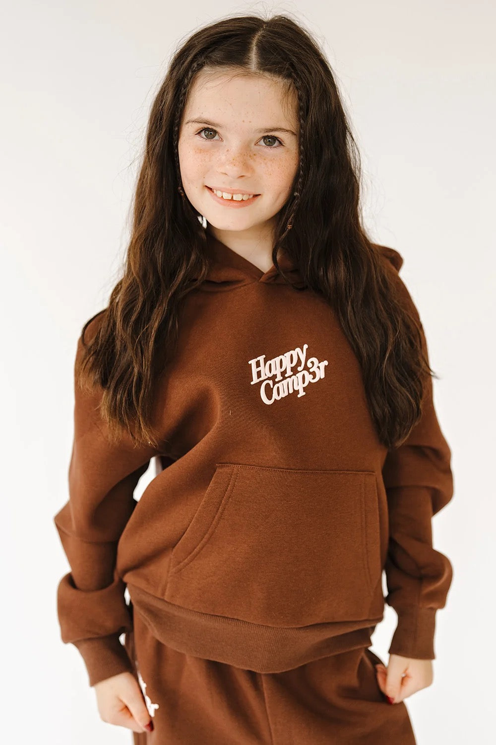 Happy Camp3r - Tween - Espresso Puff Series Core Hoodie