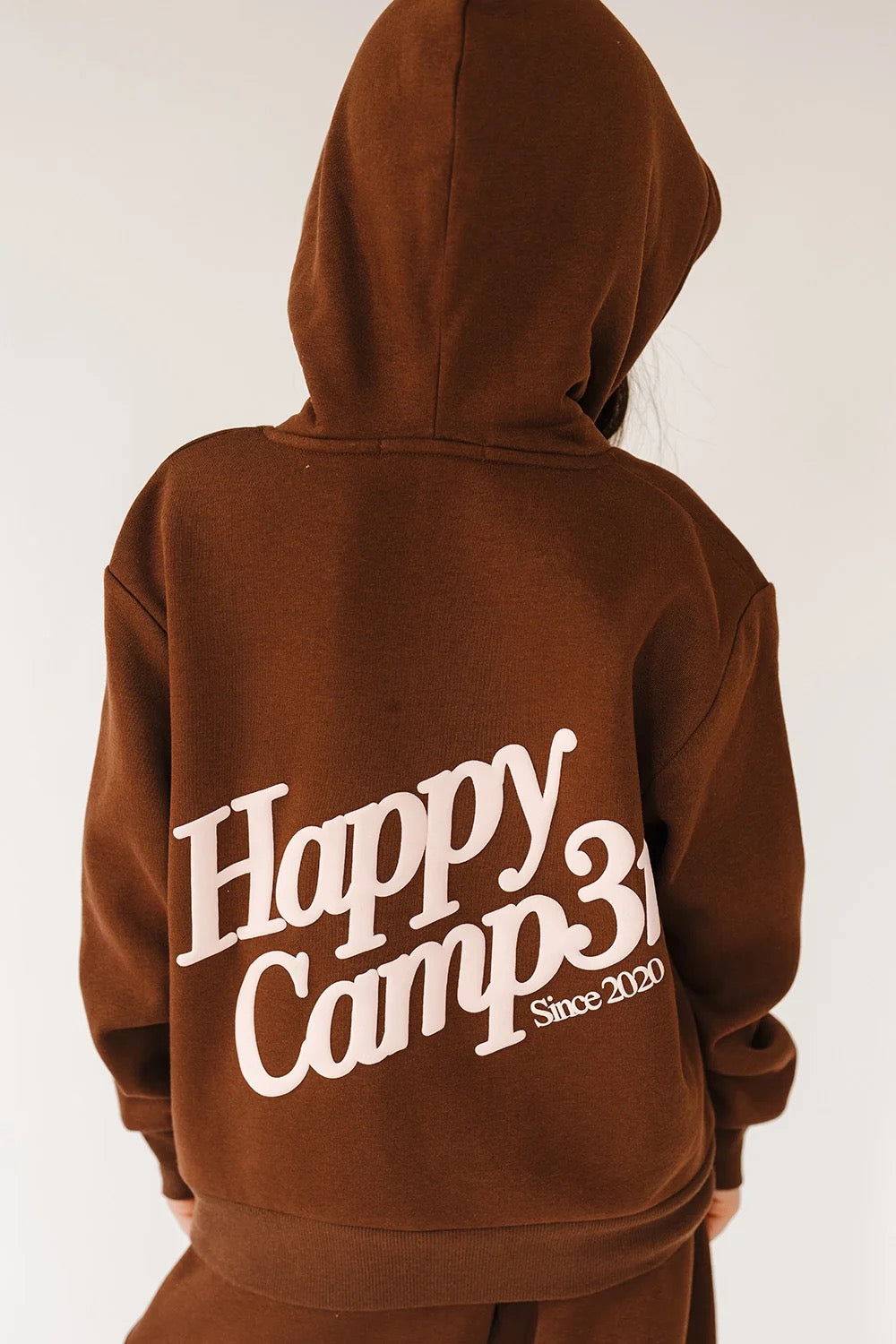 Happy Camp3r - Tween - Espresso Puff Series Core Hoodie