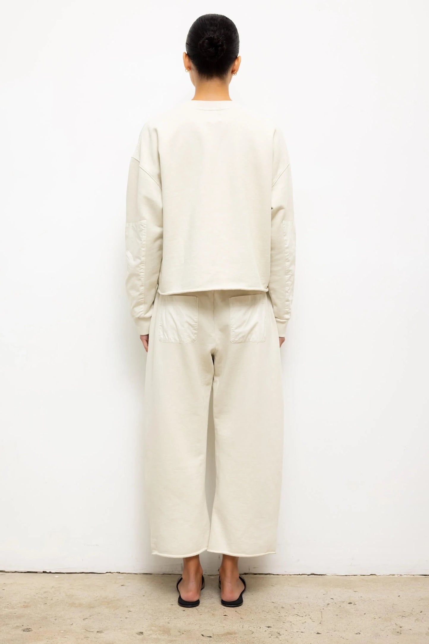 Leset - Women - Chalk Jamie Patch Crew