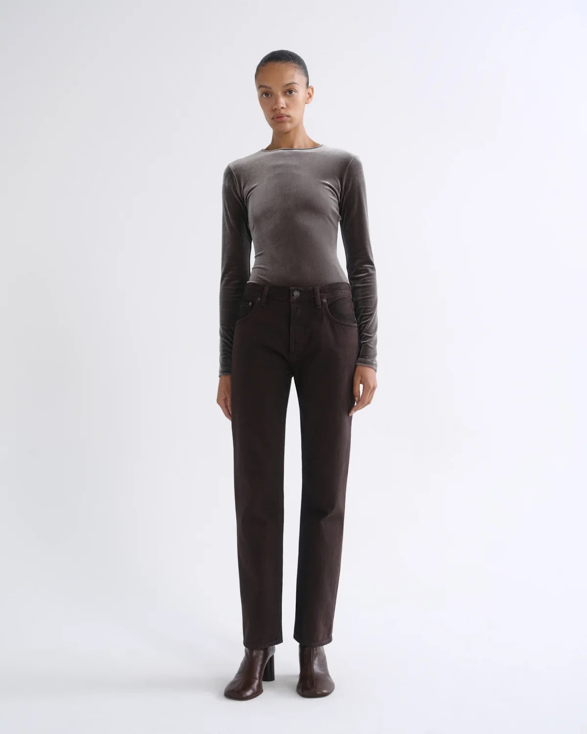 AGOLDE - Women - Deep Roast Romney Jean