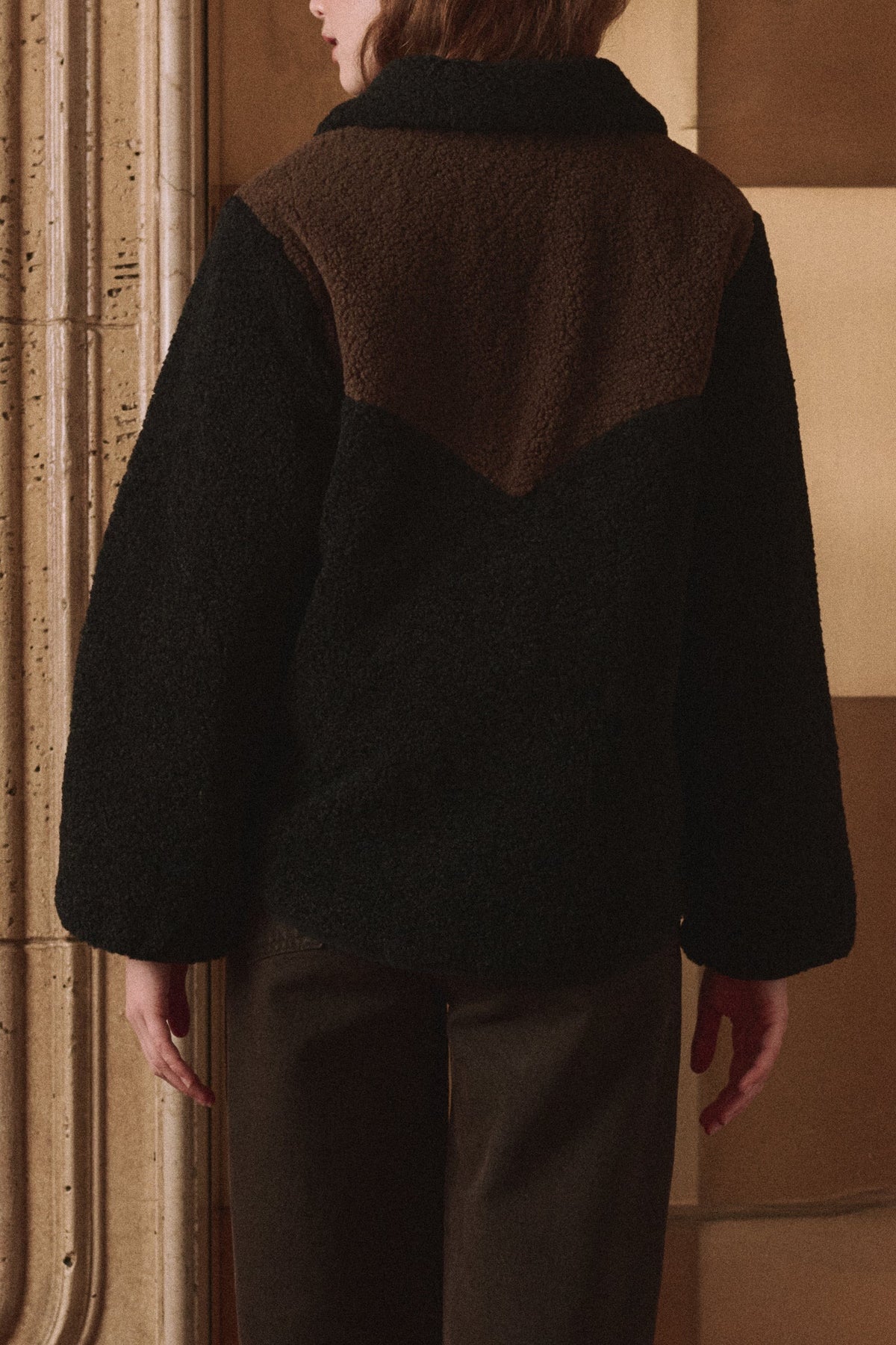 The Great - Women - Black Reversible Western Yoke Pasture Jacket