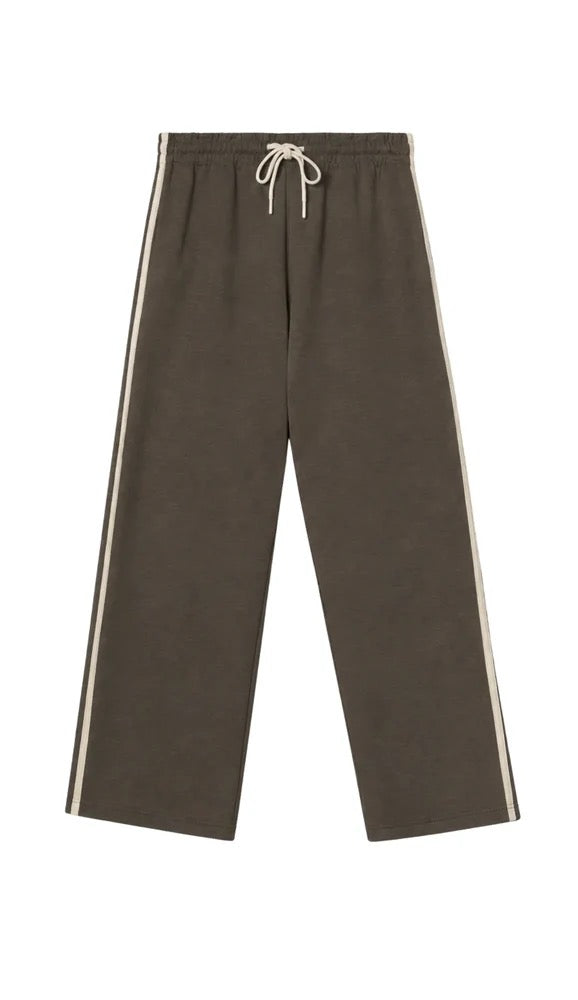 Perfect White Tee - Women - Dark Olive Claud Track Pant
