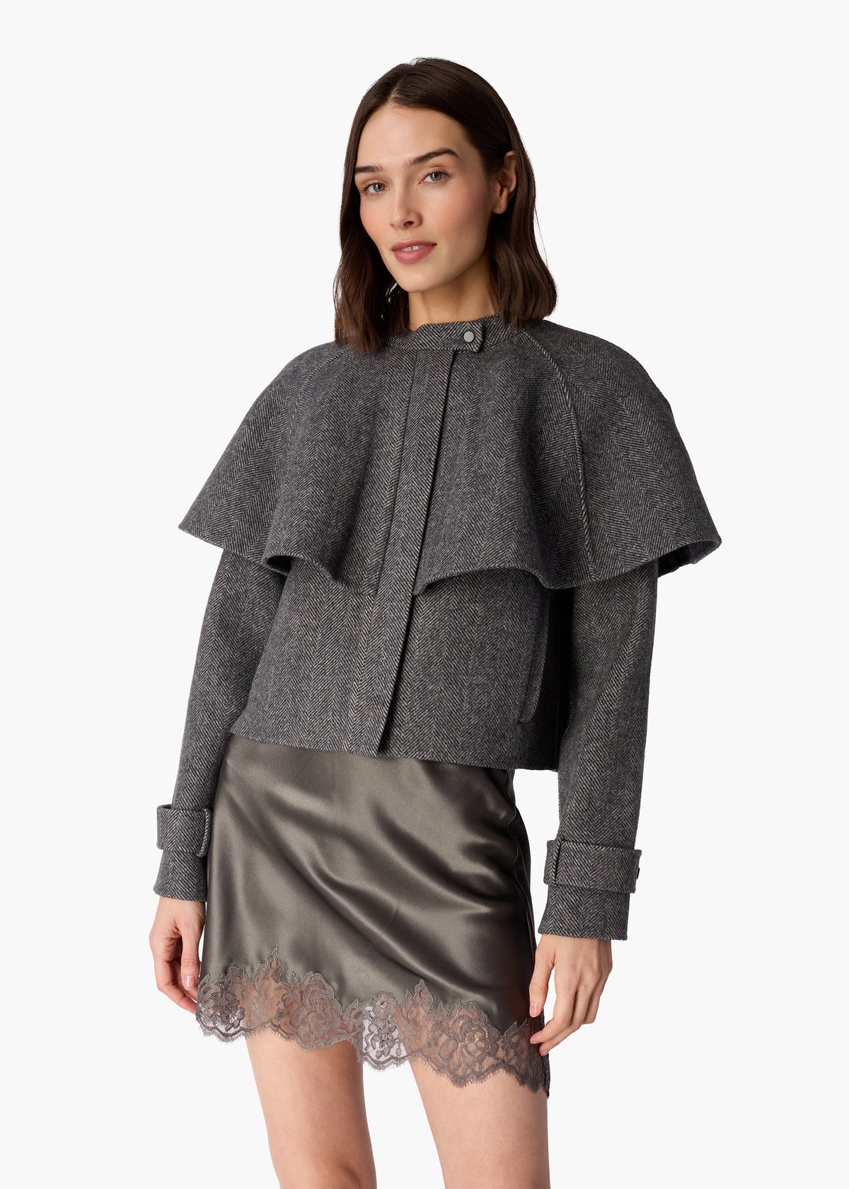 CAMI NYC - Women - Dark Grey Adler Herringbone Jacket