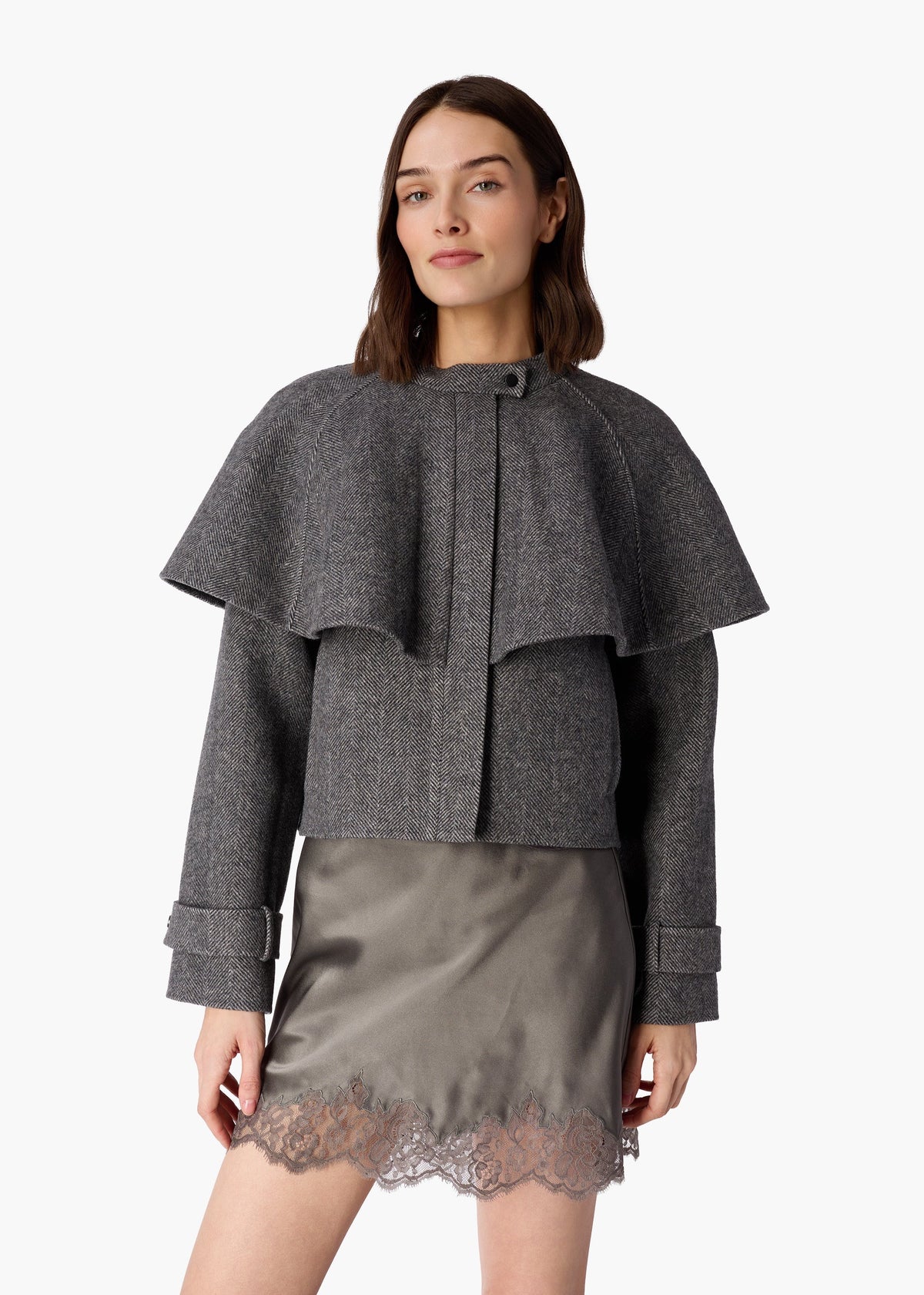 CAMI NYC - Women - Dark Grey Adler Herringbone Jacket