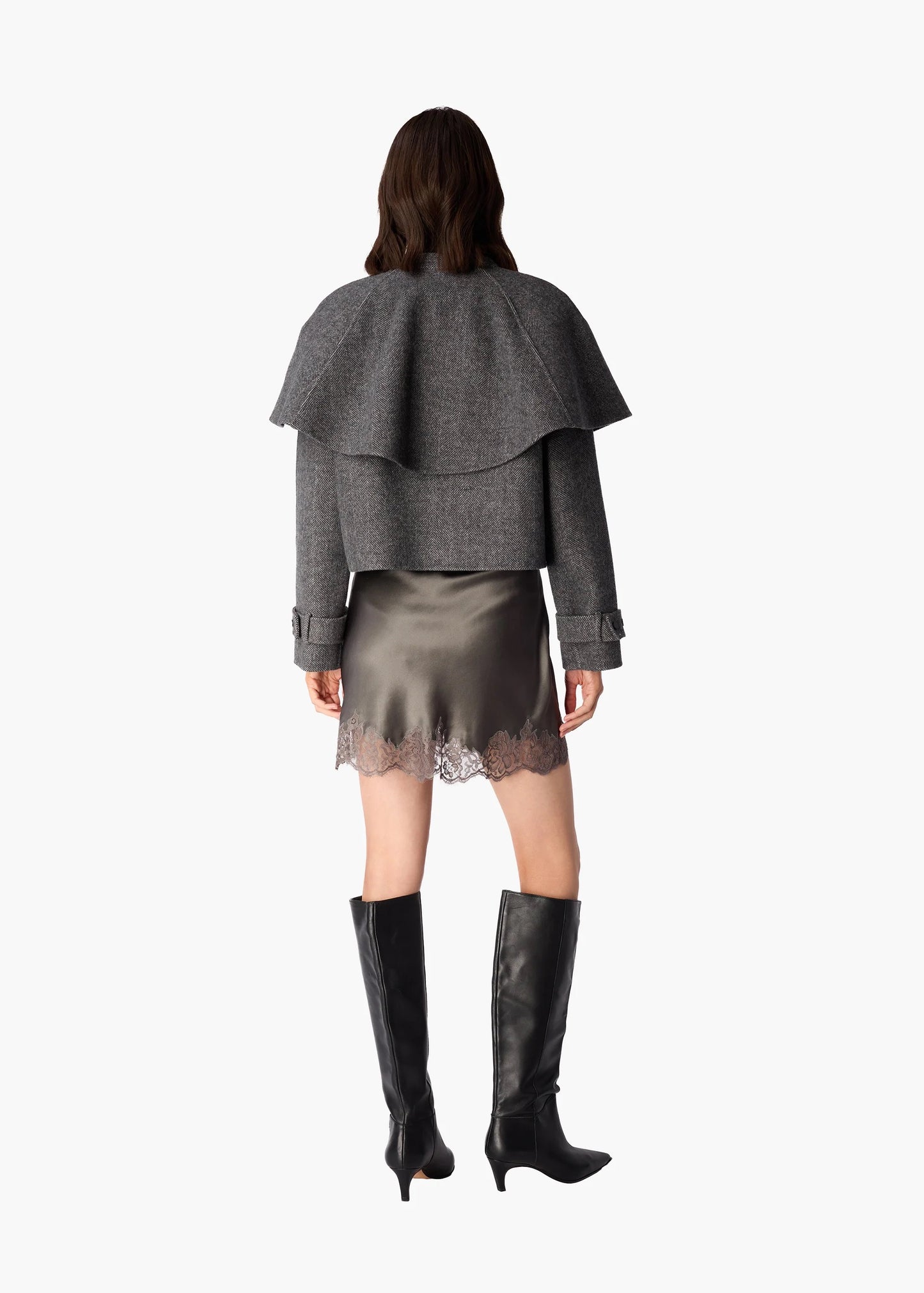 CAMI NYC - Women - Dark Grey Adler Herringbone Jacket