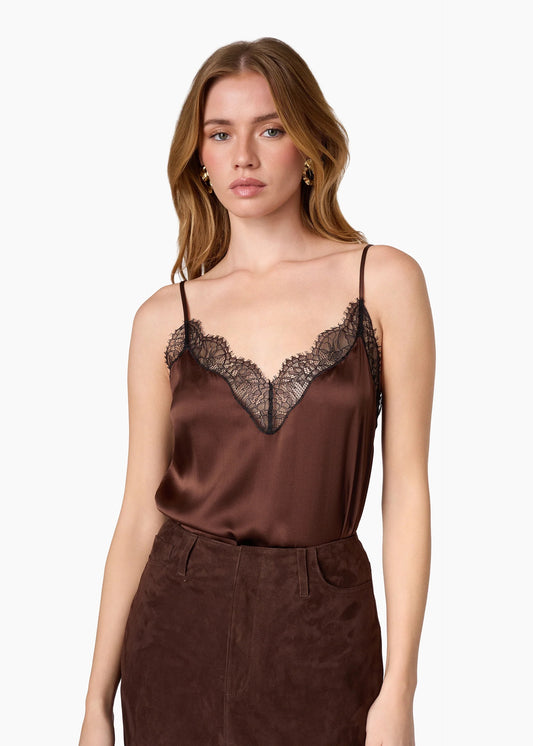 CAMI NYC - Women - Umber Daisy Silk Camisole
