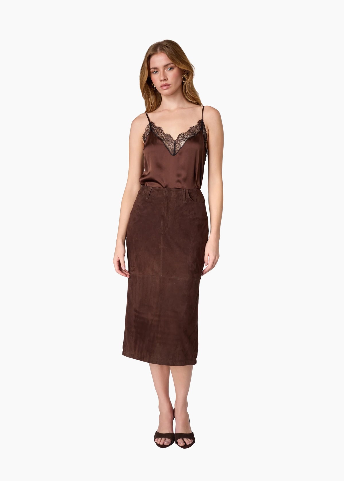 CAMI NYC - Women - Umber Daisy Silk Camisole