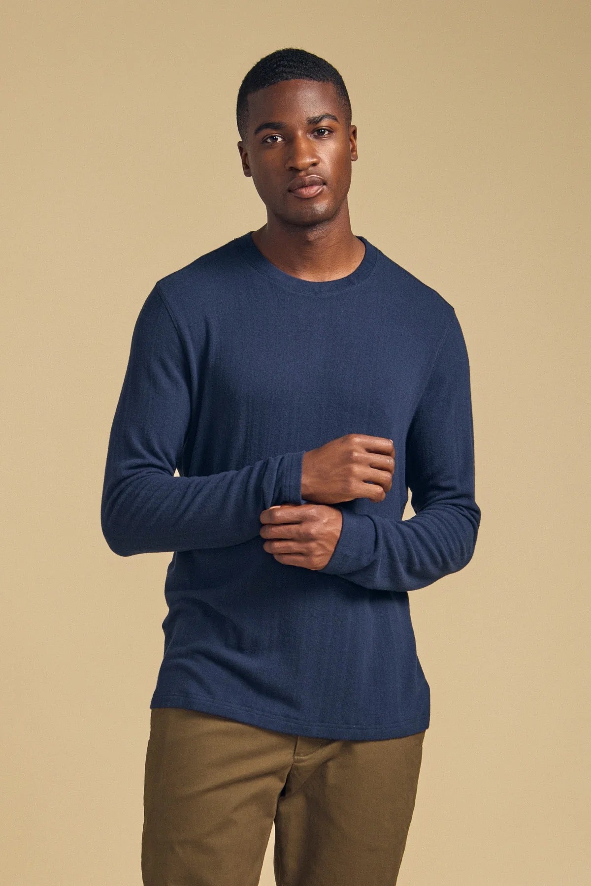 Velvet by Graham & Spencer - Men -Midnight Redden Crew Pullover