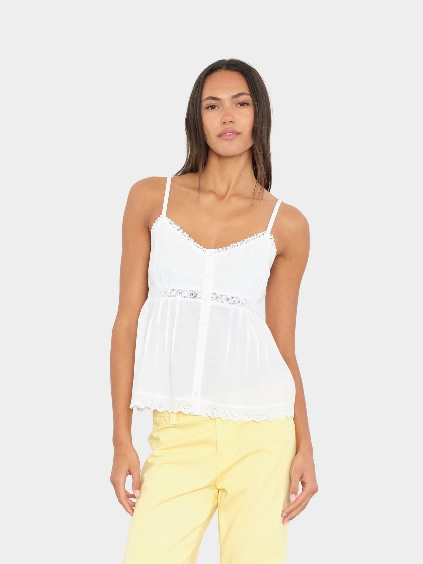 XIRENA - Women - White / Soft Sun  Alexia Top