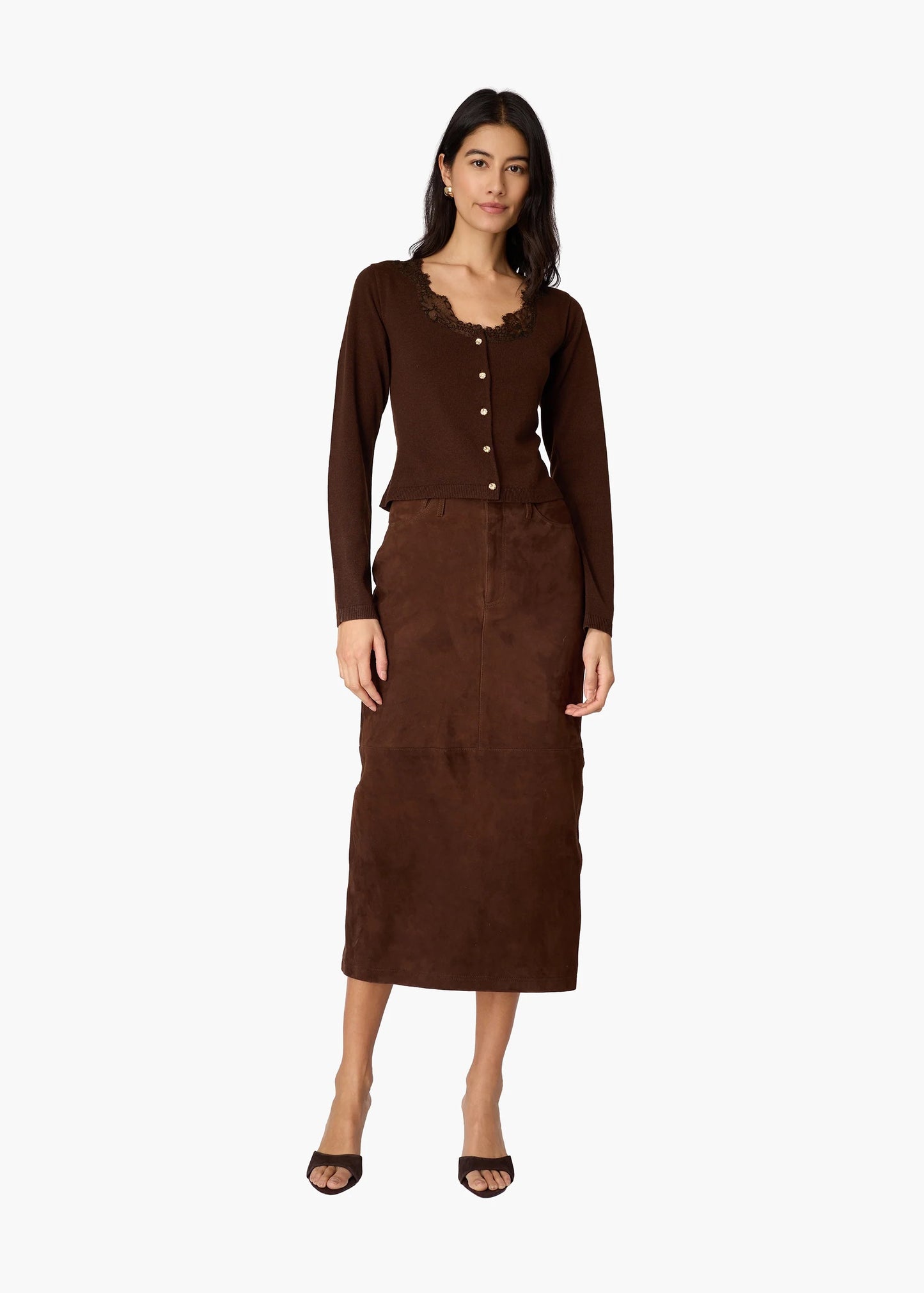 CAMI NYC - Women - Umber Eileen Lightweight Knit Cardigan