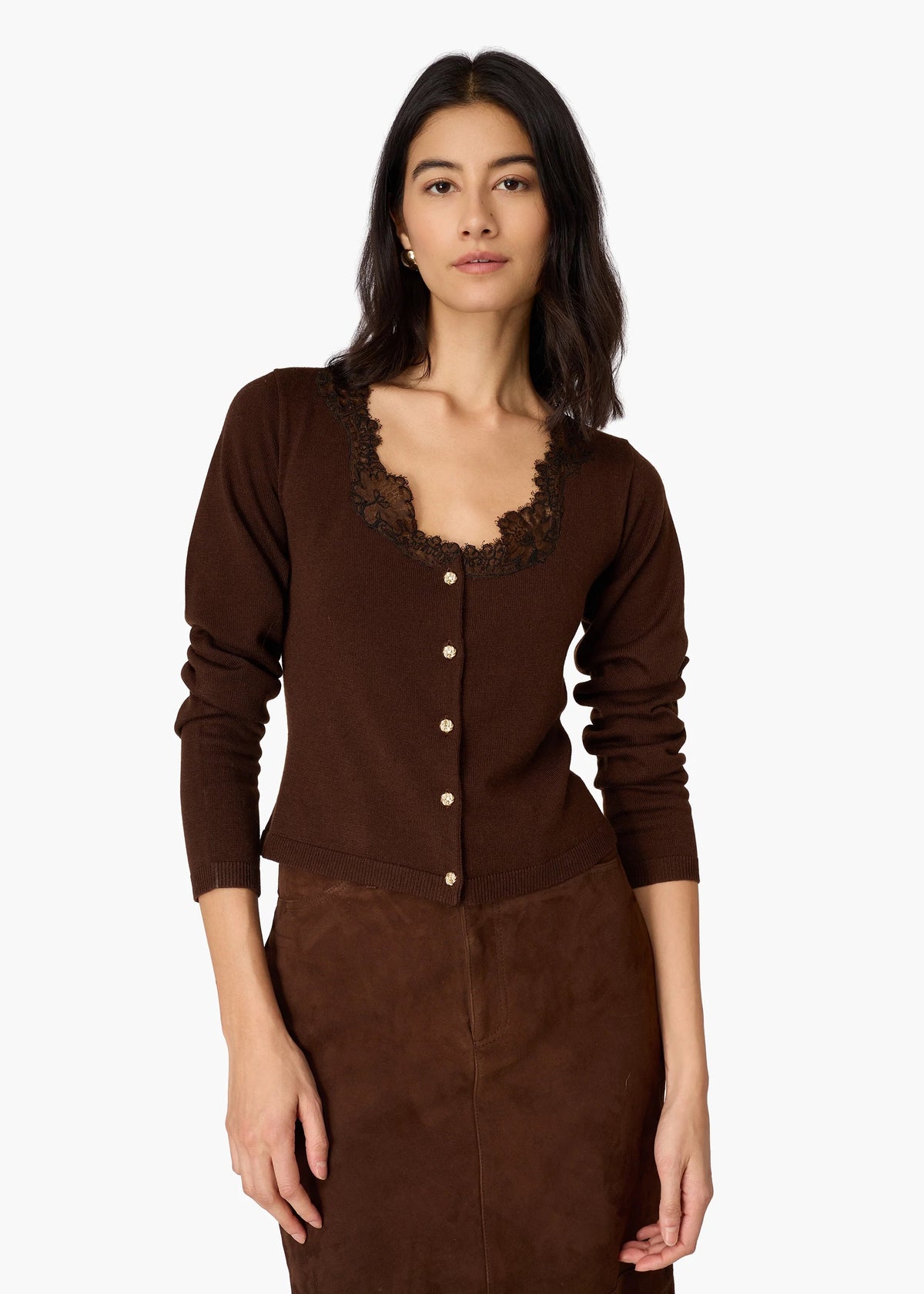 CAMI NYC - Women - Umber Eileen Lightweight Knit Cardigan