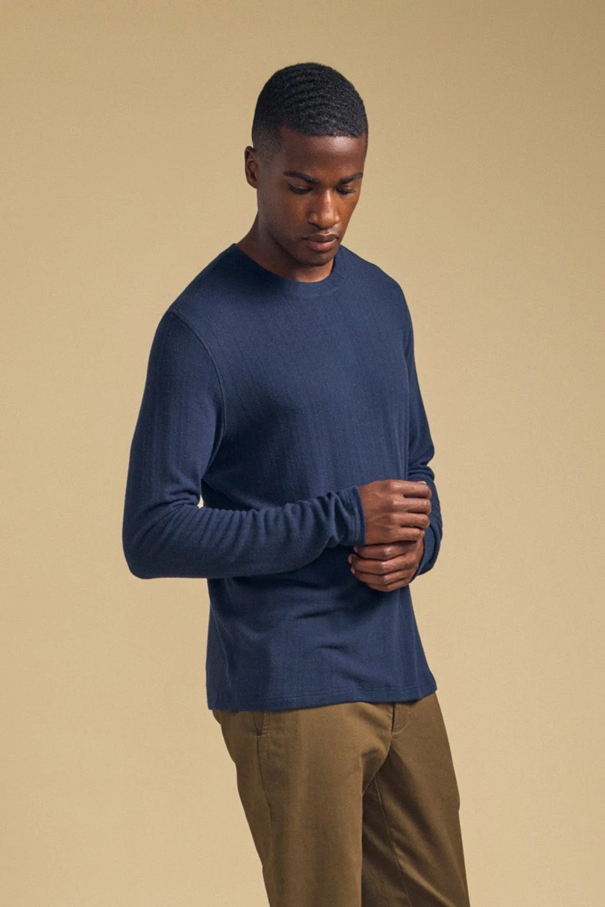Velvet by Graham & Spencer - Men -Midnight Redden Crew Pullover