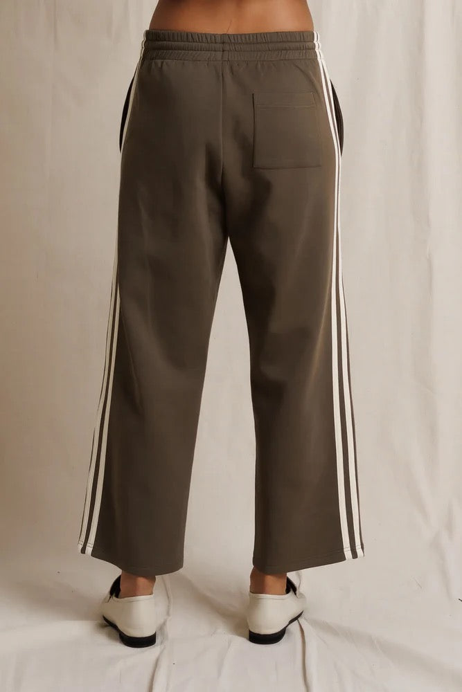 Perfect White Tee - Women - Dark Olive Claud Track Pant