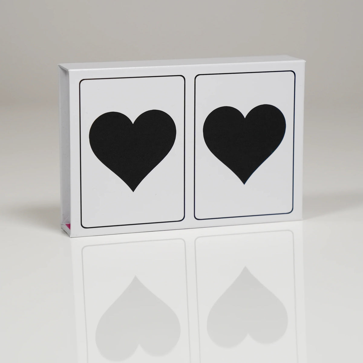 Canasta Black Heart Plastic Playing Cards