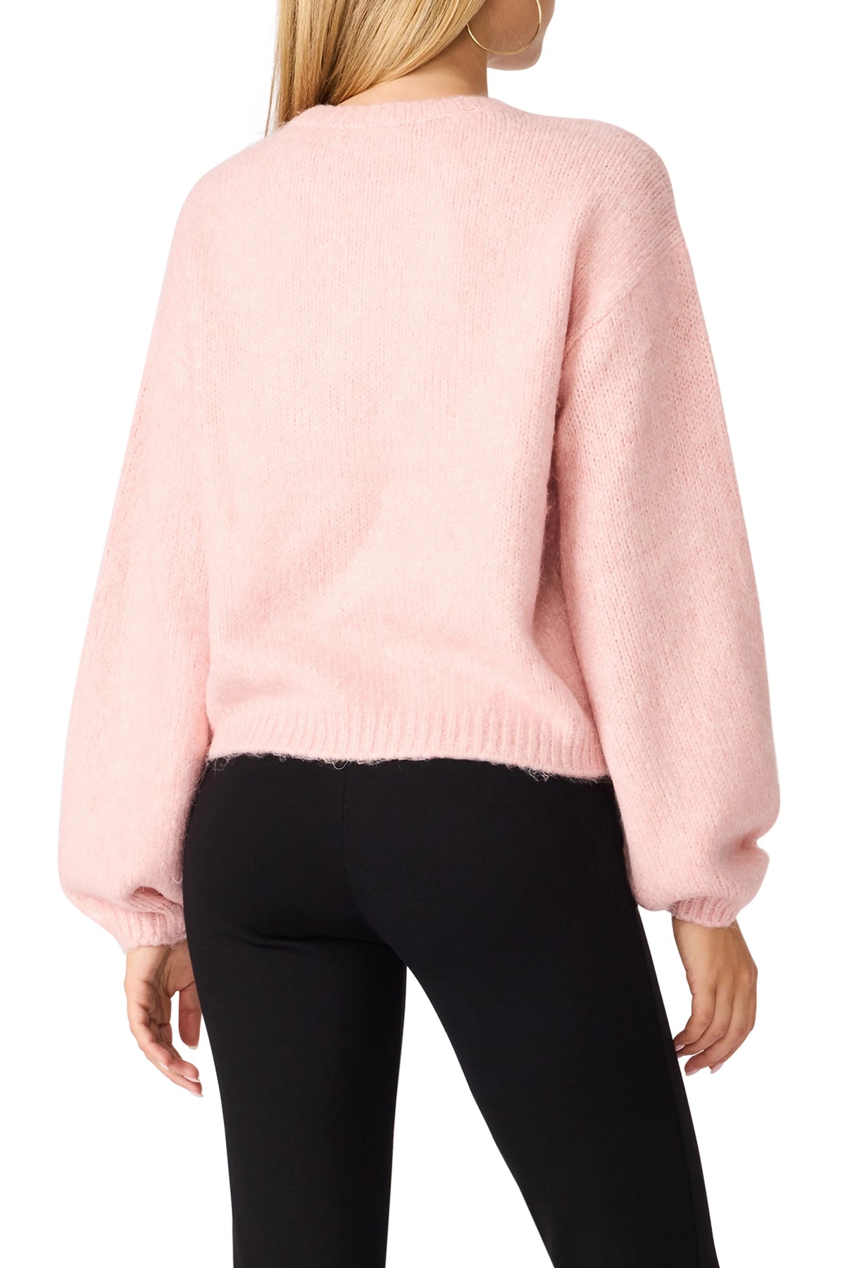 Steve Madden - Women - Silver Pink  Carmen Sweater