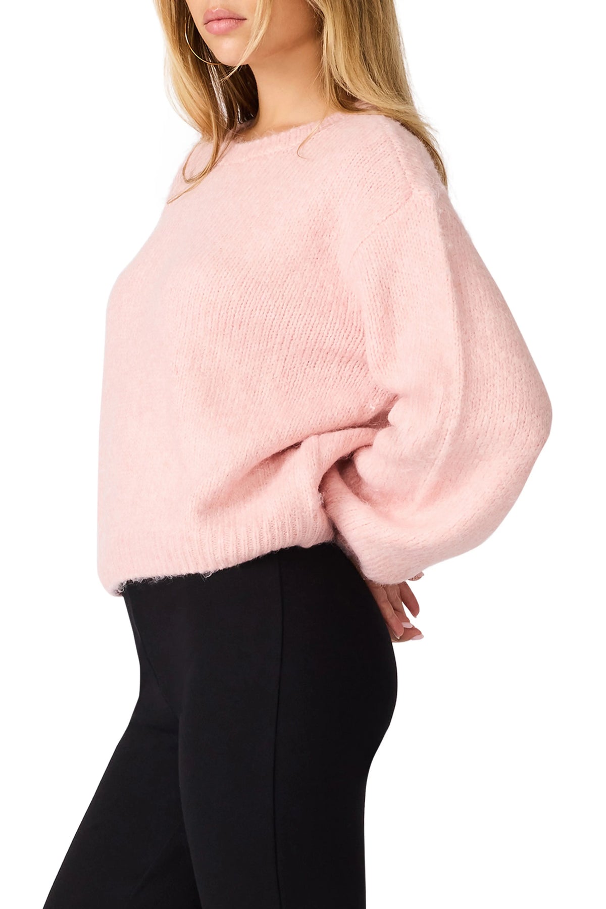 Steve Madden - Women - Silver Pink  Carmen Sweater