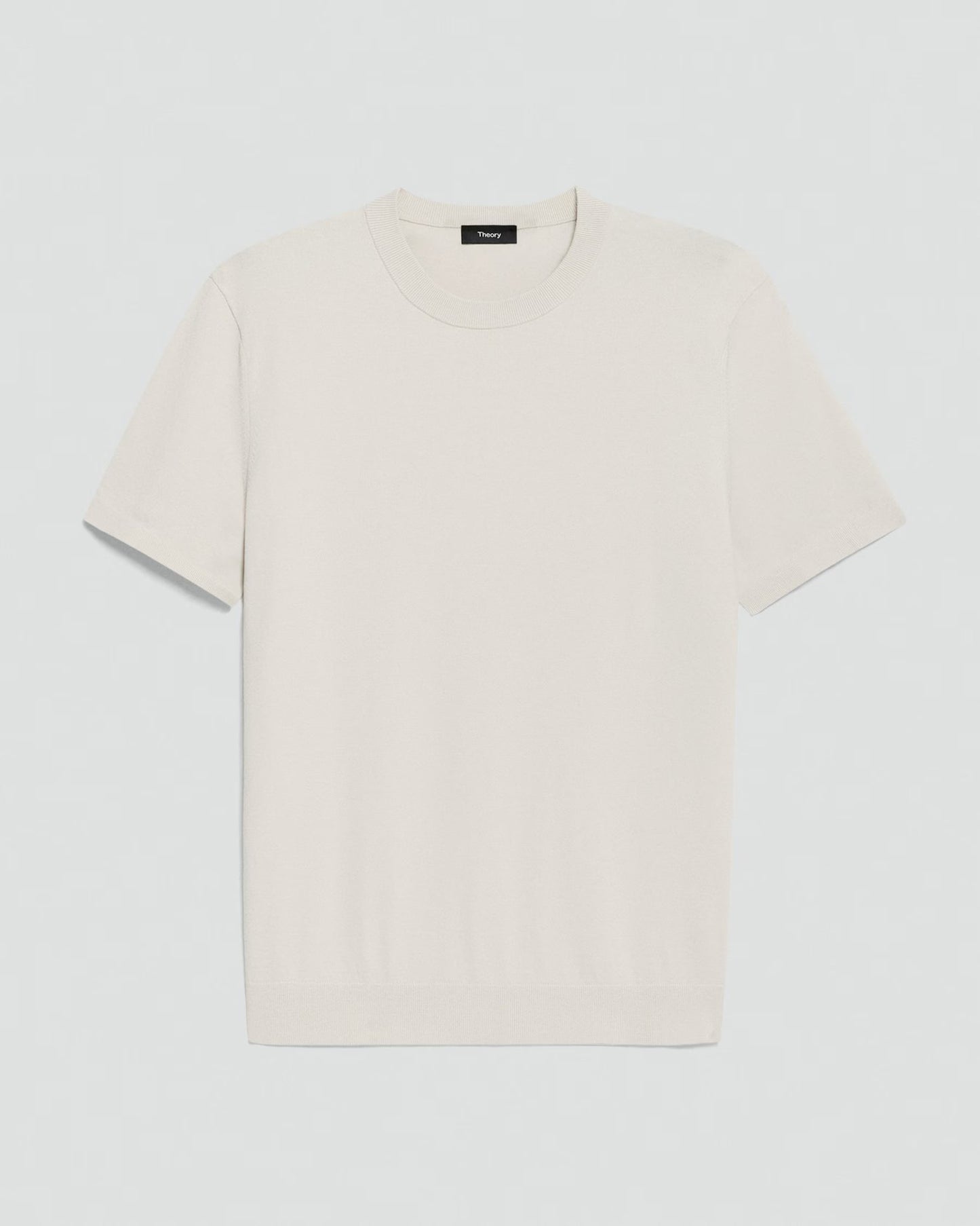 Theory  - Men - Silver Cloud Soris Tee in Light Bilen