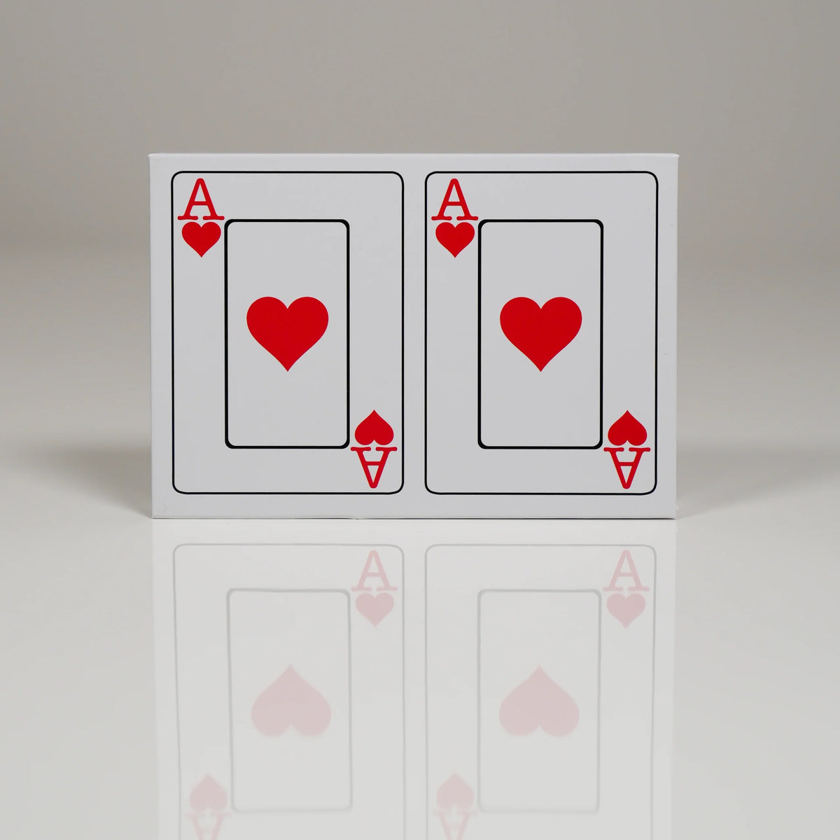 Canasta Black Heart Plastic Playing Cards