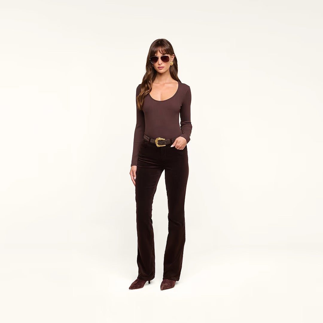 L'AGENCE - Women - Dark Java Stevie Velvet Jean