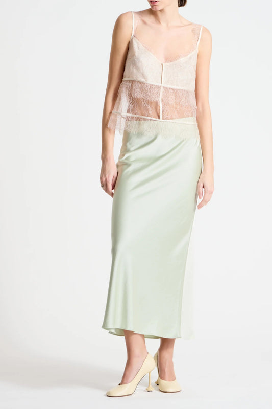 Saint Art - Women - Jade Talia Charmeuse Maxi Skirt