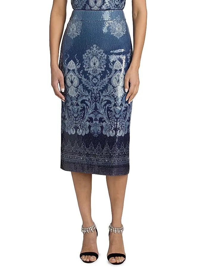 Ramy Brook - Women - Blue Whitney Sequin Skirt