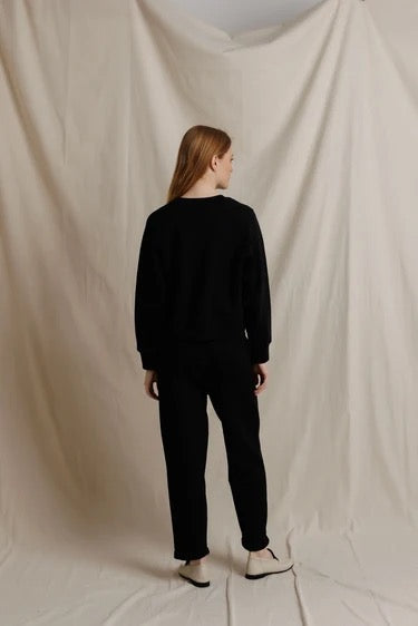 Perfect White Tee - Women - Black Nell Pureform Raglan Sweatshirt