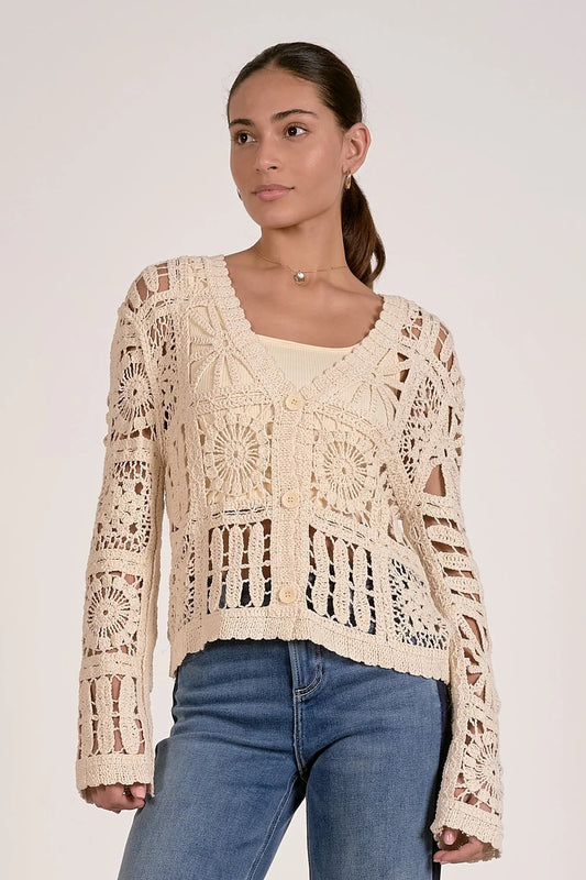 Elan - Women - Natural Shay Cardigan