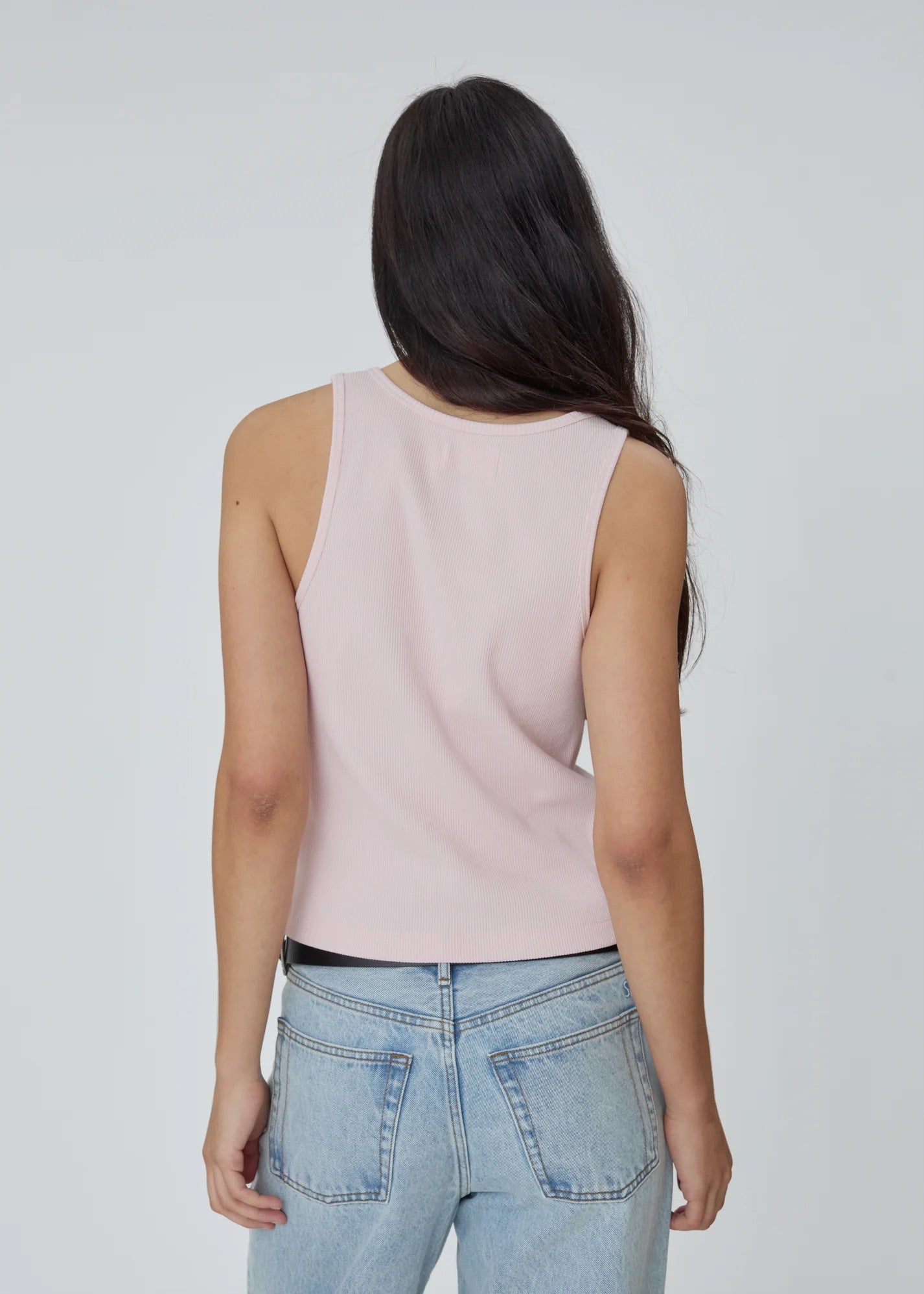 Still Here - Women - Milk & Pink Snap Tank